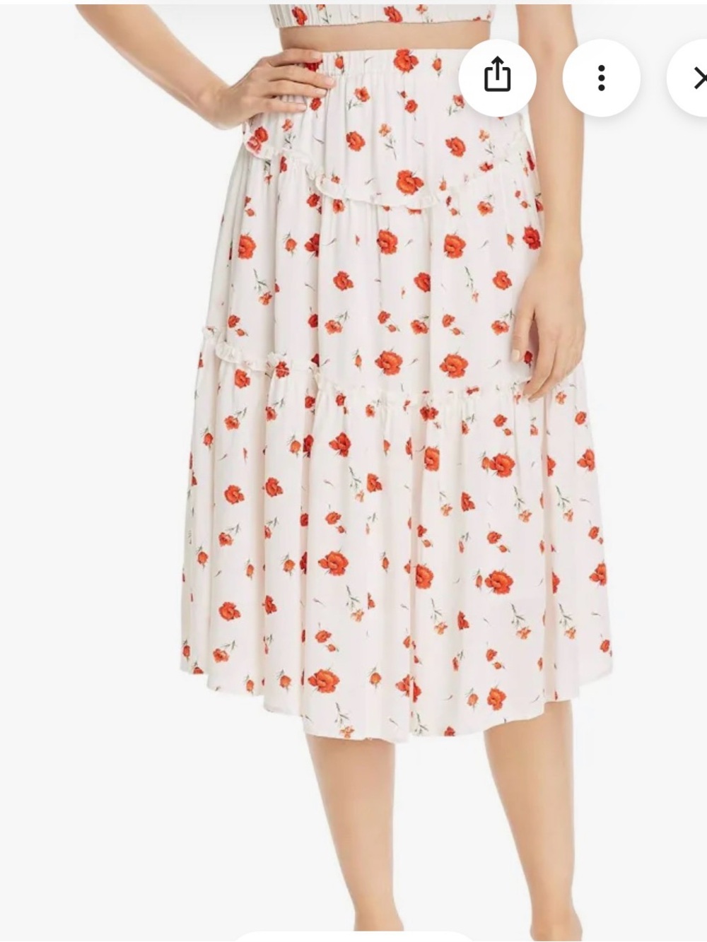 Charlie Holiday‎ Valentine Floral Skirt Size 2